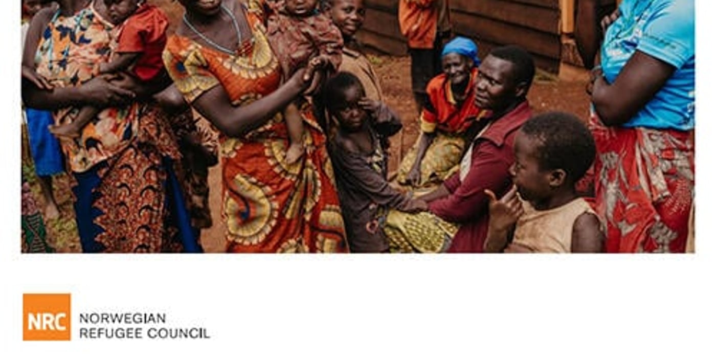 Front page of the "NRC Global Shelter and Settlements Strategy 2022-2025".