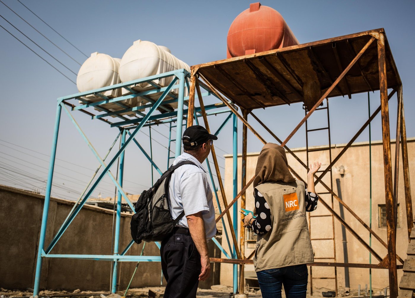 NRC WASH specialists are working in Basra to provide schools with the financial and technical resources to rehabilitate their water tanks and toilets in order to prevent the spread of cholera and water-borne diseases as children return to school.

Photo: Tom Peyre-Costa/NRC