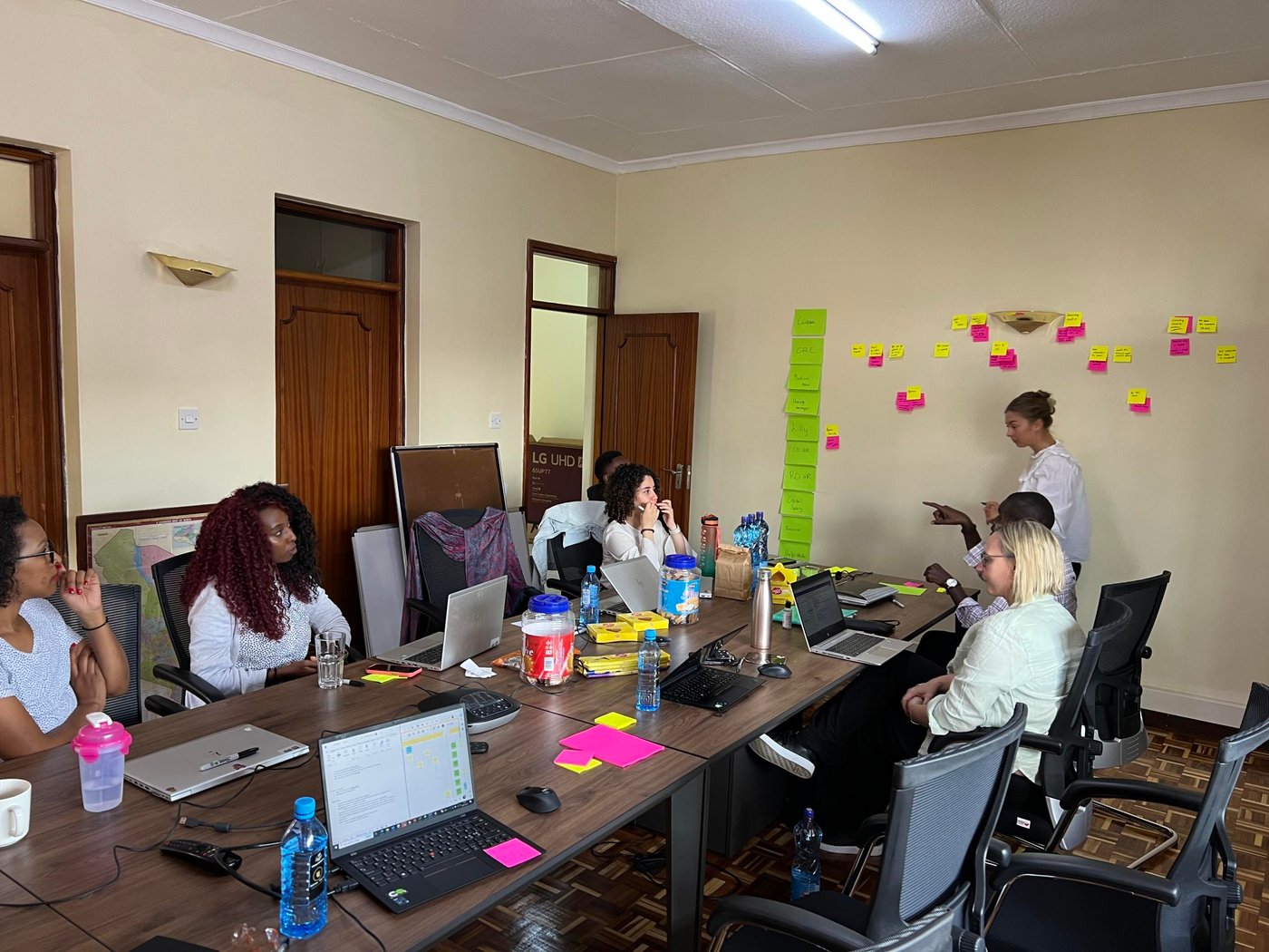 NRC staff members attending a workshop led by Sprint Consulting. 