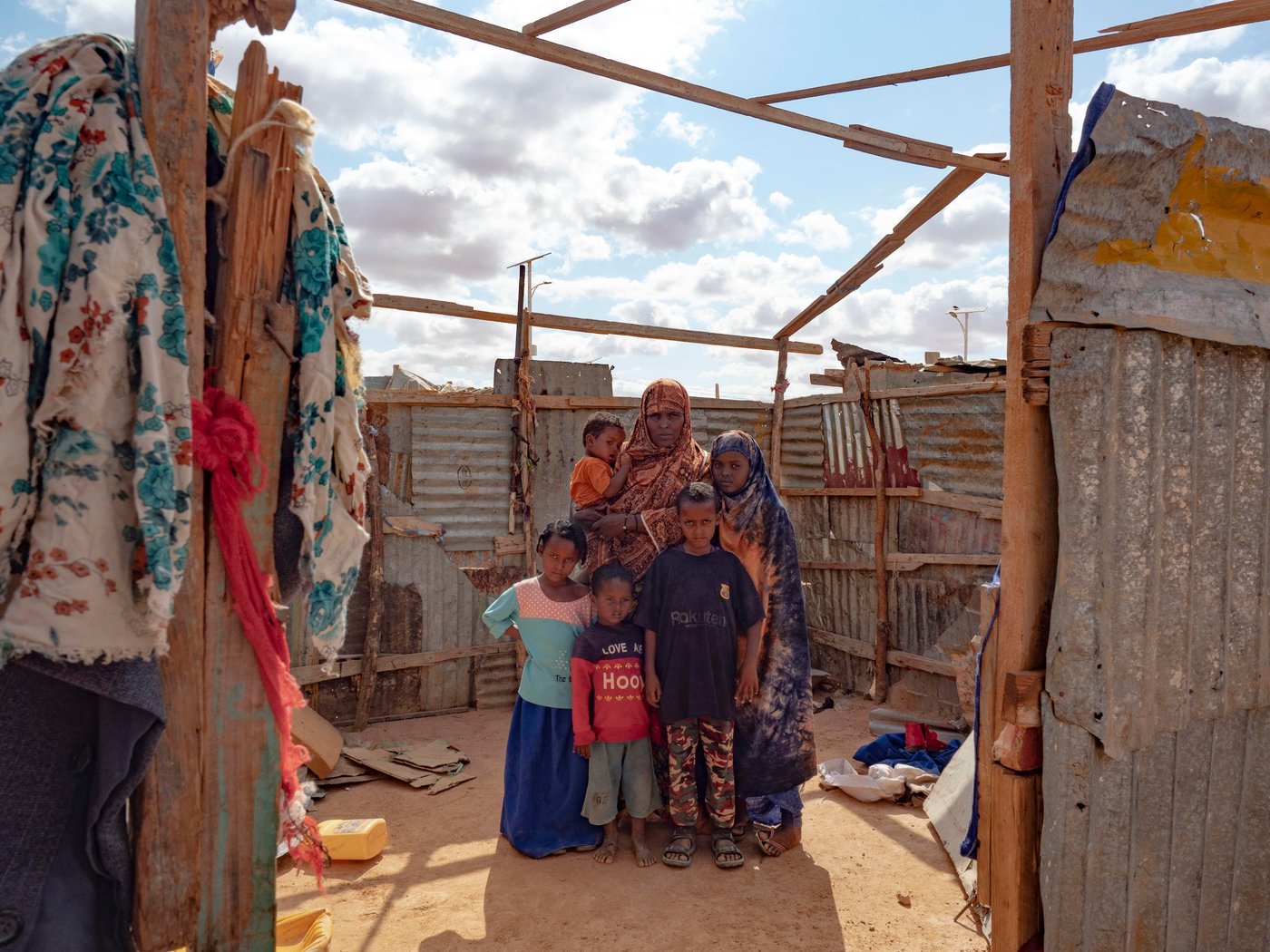 Farhiyo and her family fled from Kebri Dehar in the Ogaden region of Ethiopia to neighbouring Somalia. Photo: Ingrid Prestetun/NRC