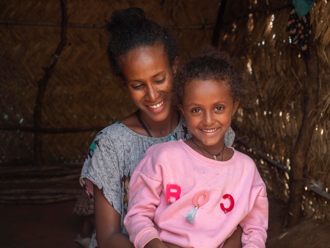 Nohel, 5, came with her parents when the conflict broke out in Ethiopia last November. Her father decided to go back and help his people in the civil war, leaving behind a pregnant wife and confused child.
"Everyday she tells me that she dreamed of her father the night before. She asks me when he's coming back and I don't know what to tell her," says Nohel's mother Abadit, 26.
Abadit hasn't heard from her husband since he went back to Tigray. She is 5 months pregnant, and she worries everyday for her daughter and the child on its way to the world.
Photo credit: Ingrid Prestetun