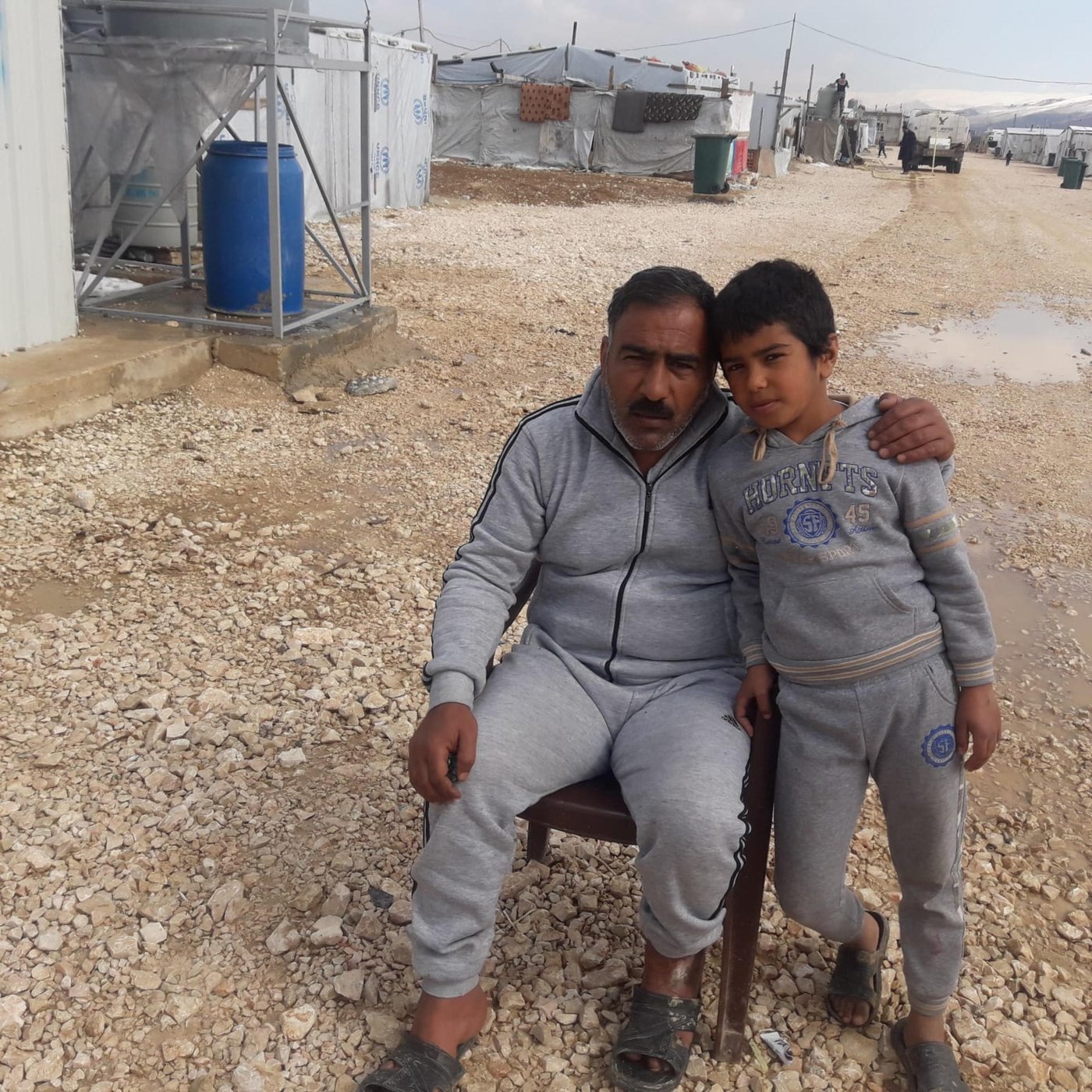 "I enjoy playing and studying with my siblings inside our home, but the light barely enters the tent, and I am afraid of darkness."
Khalil's family fled their hometown in Rakka in 2010 after the clashes escalated around them. "We are ten individuals living in the same tent! It is very hard especially that we are strangers here," says Mahmoud, Khalil's father, "Unfortunately, my children are working on a potato farm, this is how unfortunate our life is!"
NRC helped Khalil and his siblings to enrol in the school as they were all illiterate. "The best part of my day is when I start studying with my siblings. It feels good to learn how to write and read!" explains Khalil, "I don't know anything about the war, my parents tell me that I was barely a year old when we left Syria, but I feel scared when someone mentions it."
