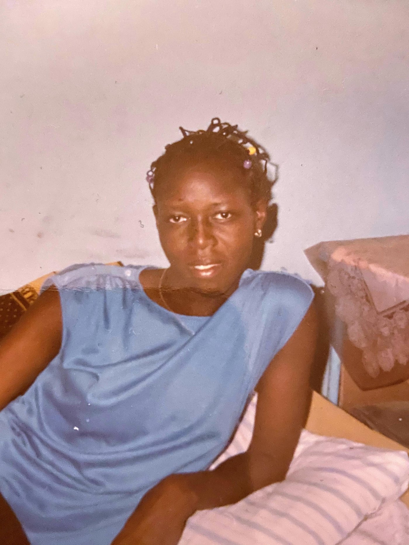 Young Helen Kape Peters, Head of the Africa Unit in NORCAP's deployment section.  Photo from 1991. (Private)