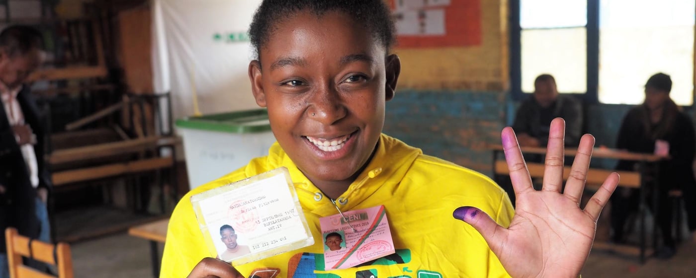 "It is my right to vote and I don't want to lose my right", says Sariaka Fitiavana Randrianatoandro.  (Photo: NORCAP/Ida Sem Fossvik)