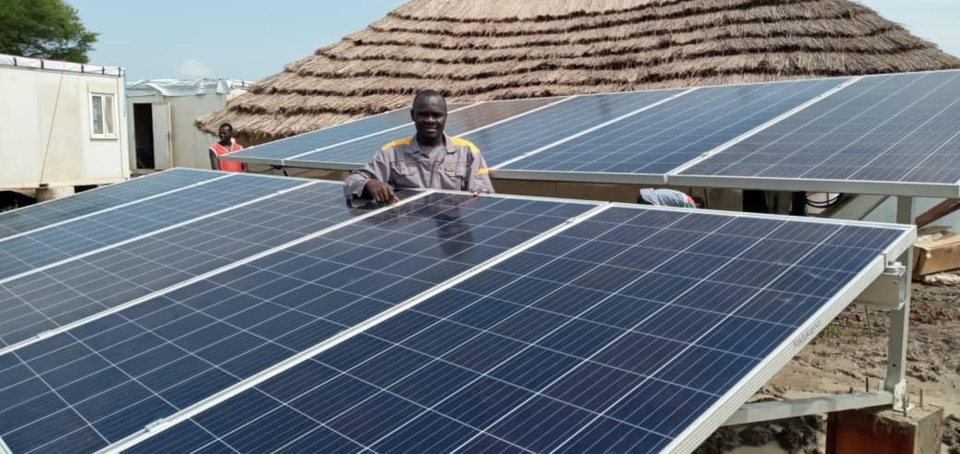 Like everything else, the plans for installing the solar system was also affected by covid-19. Fortunately, local technician Issa Kassimu stepped up to the task.