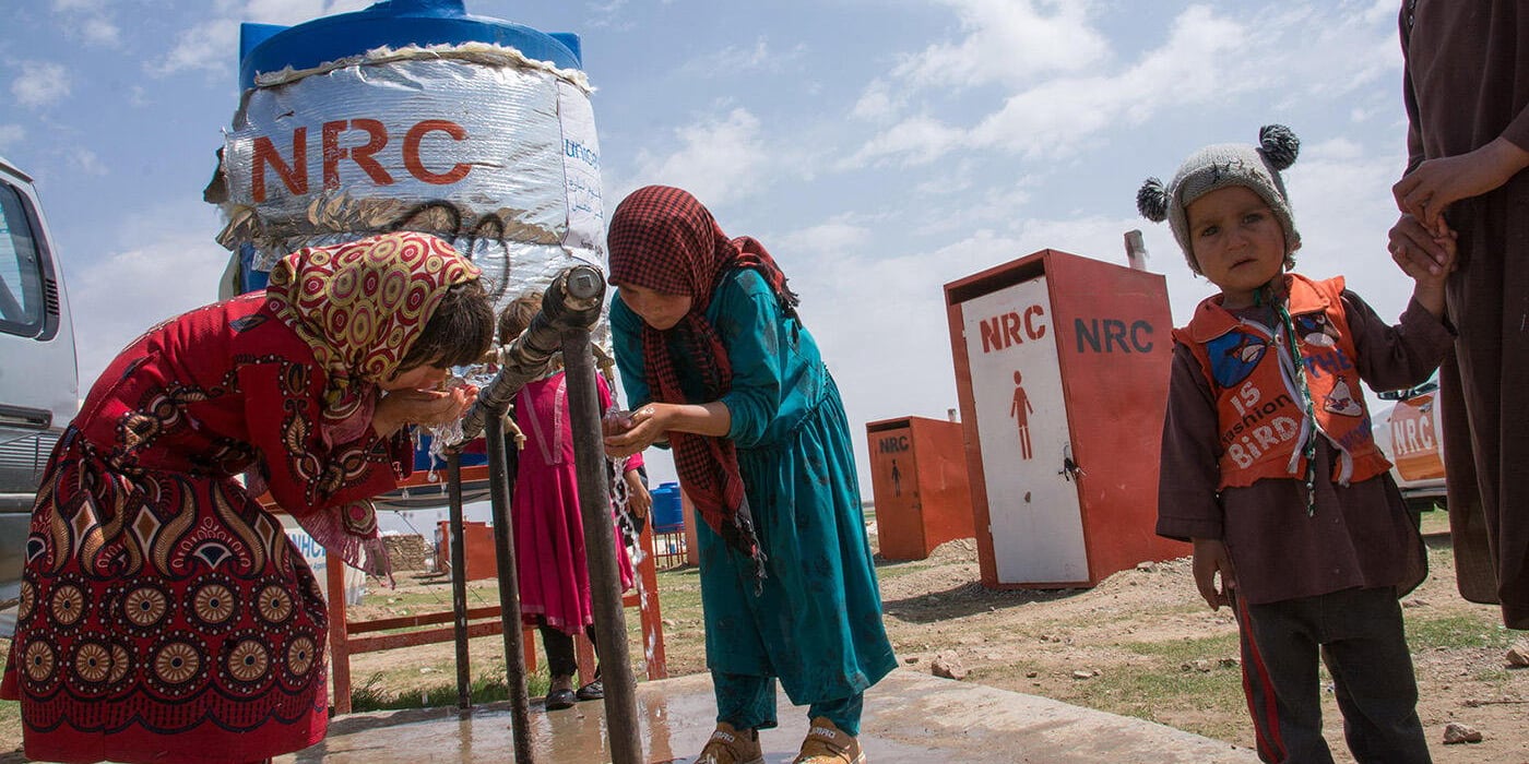 Norwegian Refugee Council areas of expertise: Water, sanitation and hygiene.