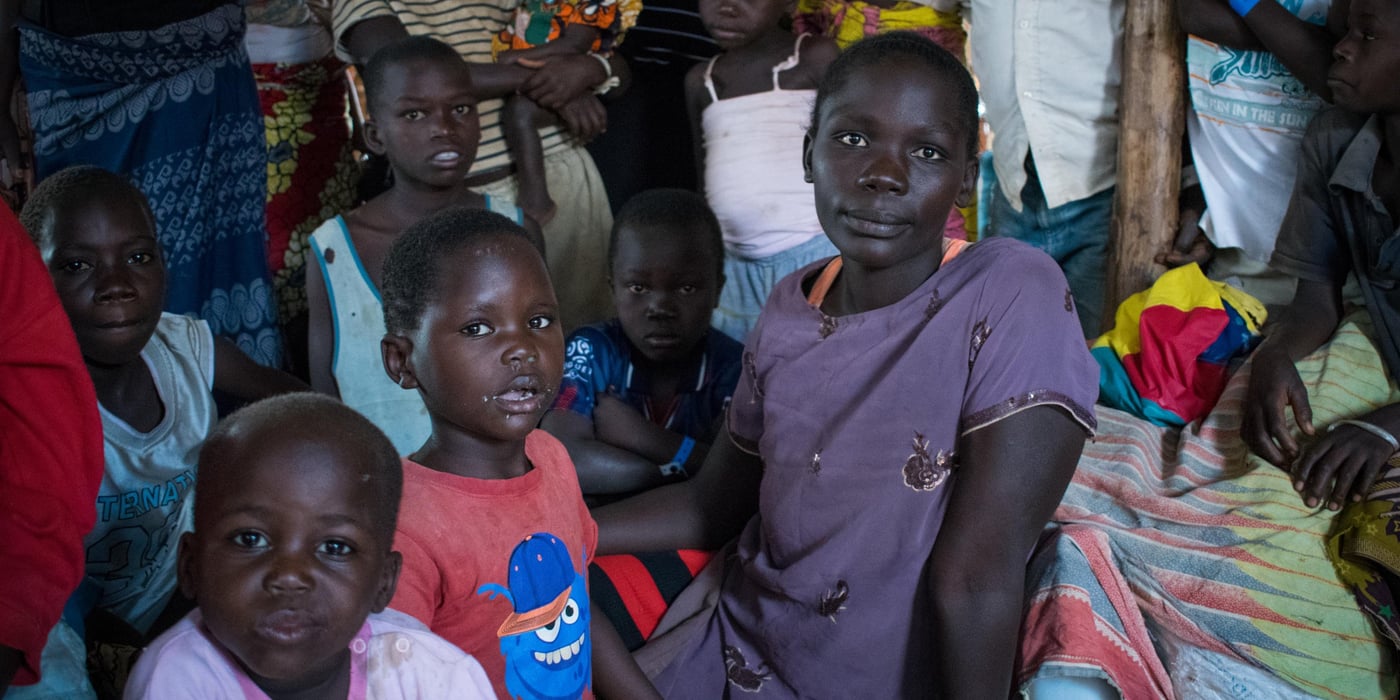 Giramiya Weema, 25, fled DR Congo with her two children. Here she is at Kagoma Reception Centre in Uganda, waiting for a plot of land to live on. "Life here at Kagoma is not okay," she says. "The food here is never enough. My children have fallen sick, and there is not enough medical care."
Photo: NRC/India Dwyer