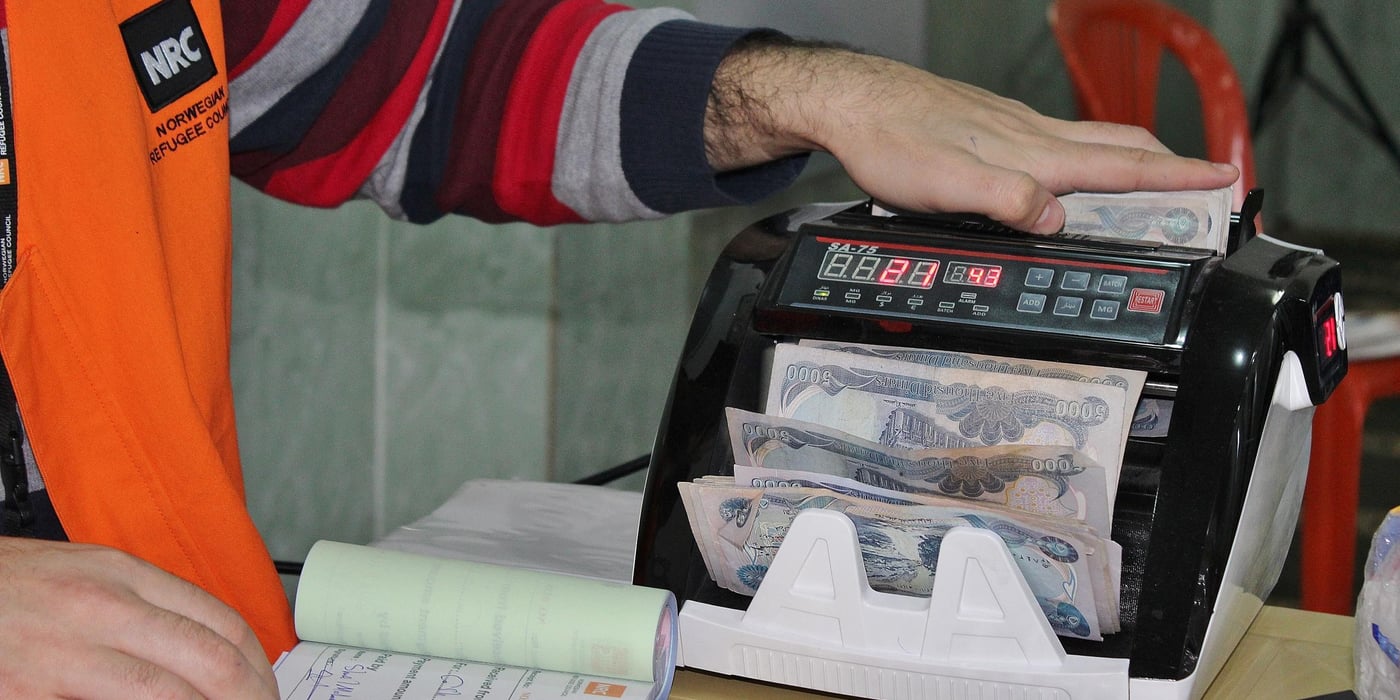 NRC cash distribution in Iraq
Photo: NRC/Becky Bakr Abdulla