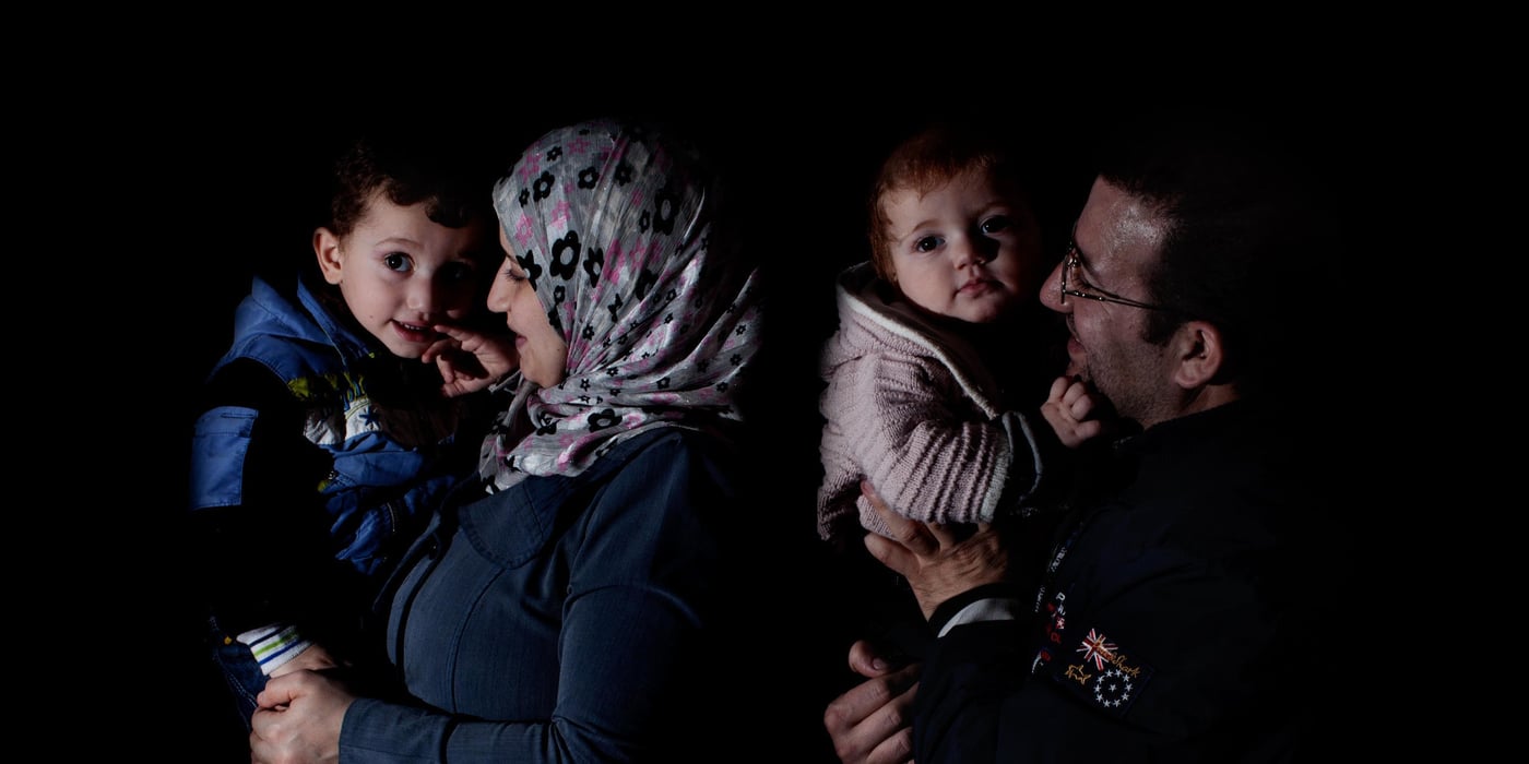 Haytham and Mariam hold their children Ali and Fadwa. The family fled Hama three years ago. Fadwa was born seven months ago. The family struggles to pay $350 for an apartment in the North of Lebanon as there are few job opportunities. Haytham says that the tension between the refugees and host communities is increasing when it comes to livelihoods. Additionally, Lebanese employers are afraid to hire Syrian nationals due to government restrictions. The Norwegian Refugee Council is advising them on how to register the birth of their daughter Fadwa.
NRC/Felipe Jacome