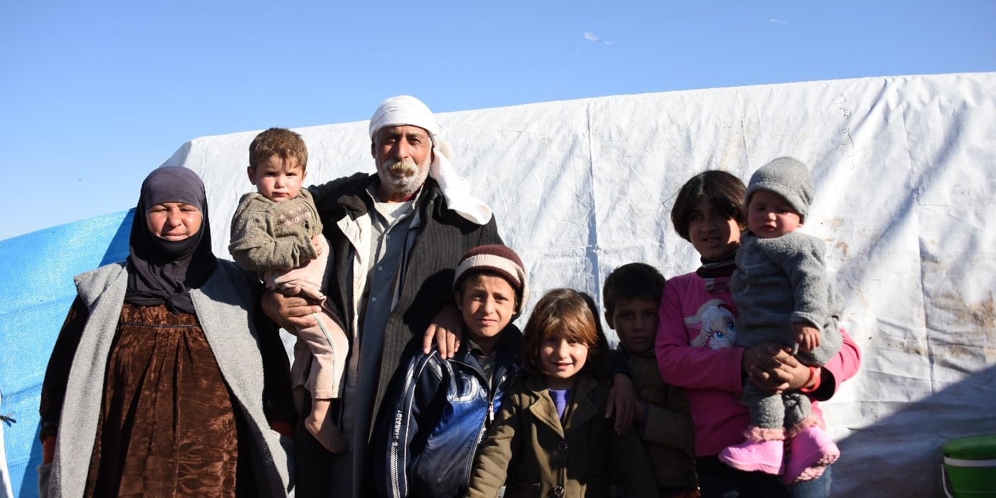 Following their father’s death and their mother’s remarriage, the grandparents are looking after their eight grandchildren. They fled the violence in ISIS-controlled Deir Az Zour and arrived in a camp in Hasakeh on November 23.
“I will be proud of them whatever they do. I want to be able to support them in whatever they choose”. Said the grandfather.
The grandmother wishes to go back home when it is safe. But “our house is destroyed” she said and the trip here will be too expensive.
Photo: NRC