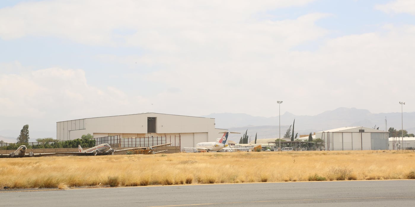 The empty runway in Sana'a airport.
Photo: Nasser Abdulkareem/NRC