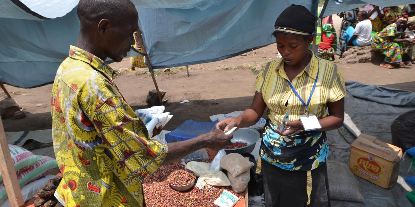 NRCs Head of board Idar Kreutzer visiting DRC with SG Elisabeth Rasmusson, 2012.
Photo: Erik Abild/NRC