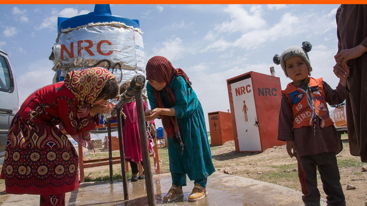Norwegian Refugee Council areas of expertise: Water, sanitation and hygiene.