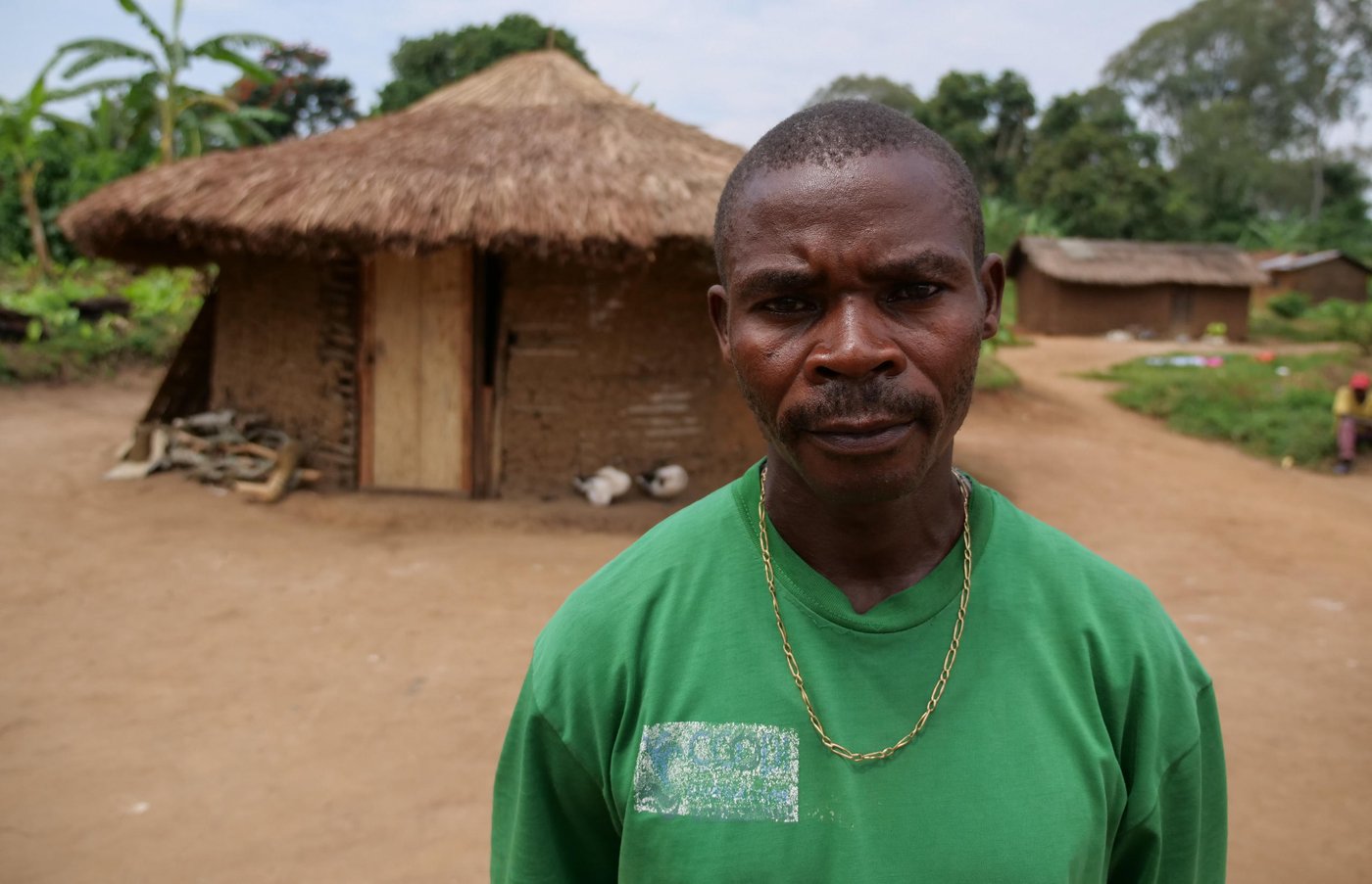 Paul Djawi Gaya is originally from Sissa village in Ituri province but fled to Getty because of the conflict. After returning he was in a difficult situation because he had lost everything. With assistance received from NRC he was able to begin constructing a house.
Photo: Itunu Kuku/NRC