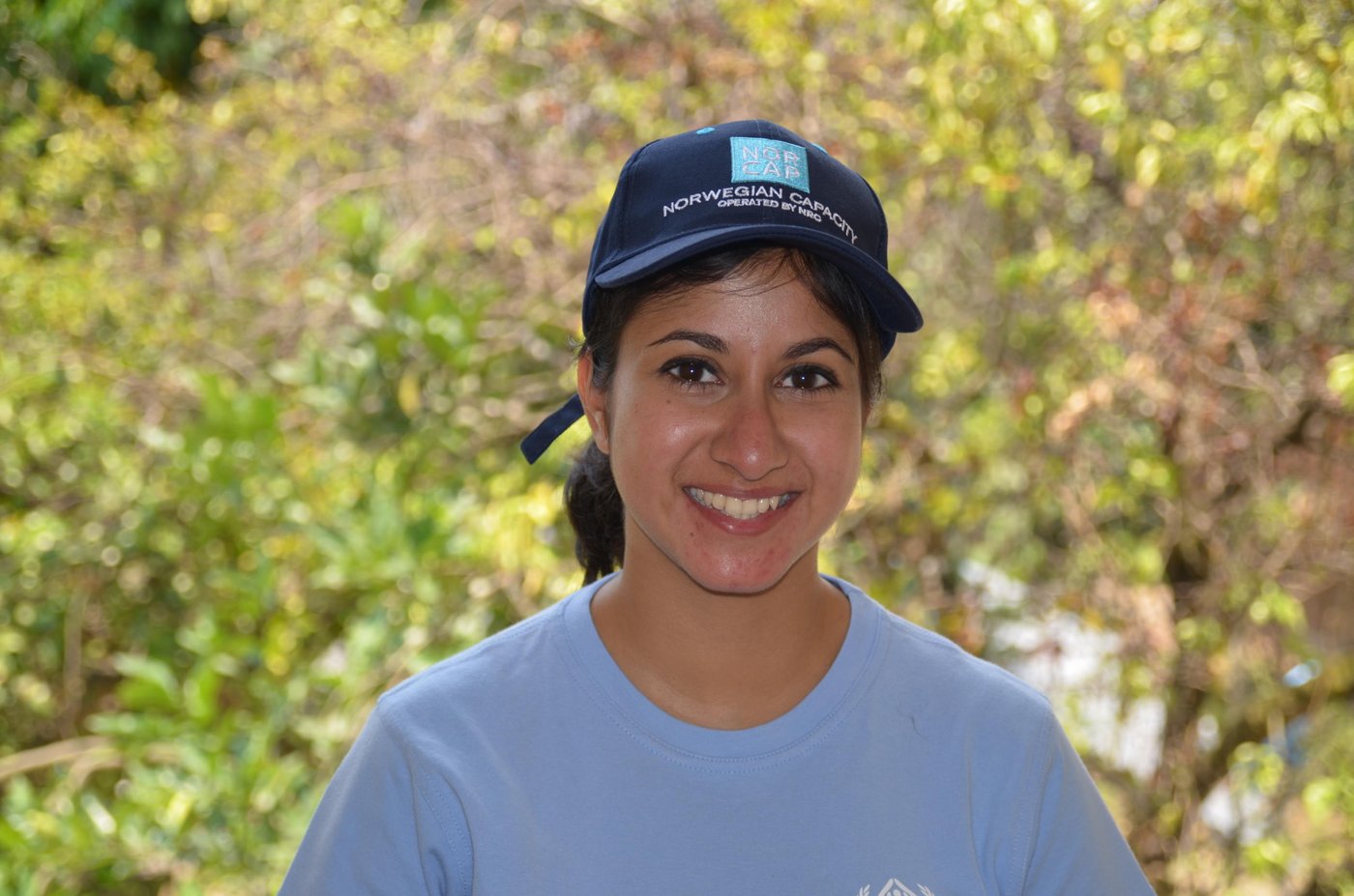 NORCAP expert Jade Chakowa, working with shelter and camp management activities in Myanmar. (Photo: NORCAP/Tonje Johannessen) 