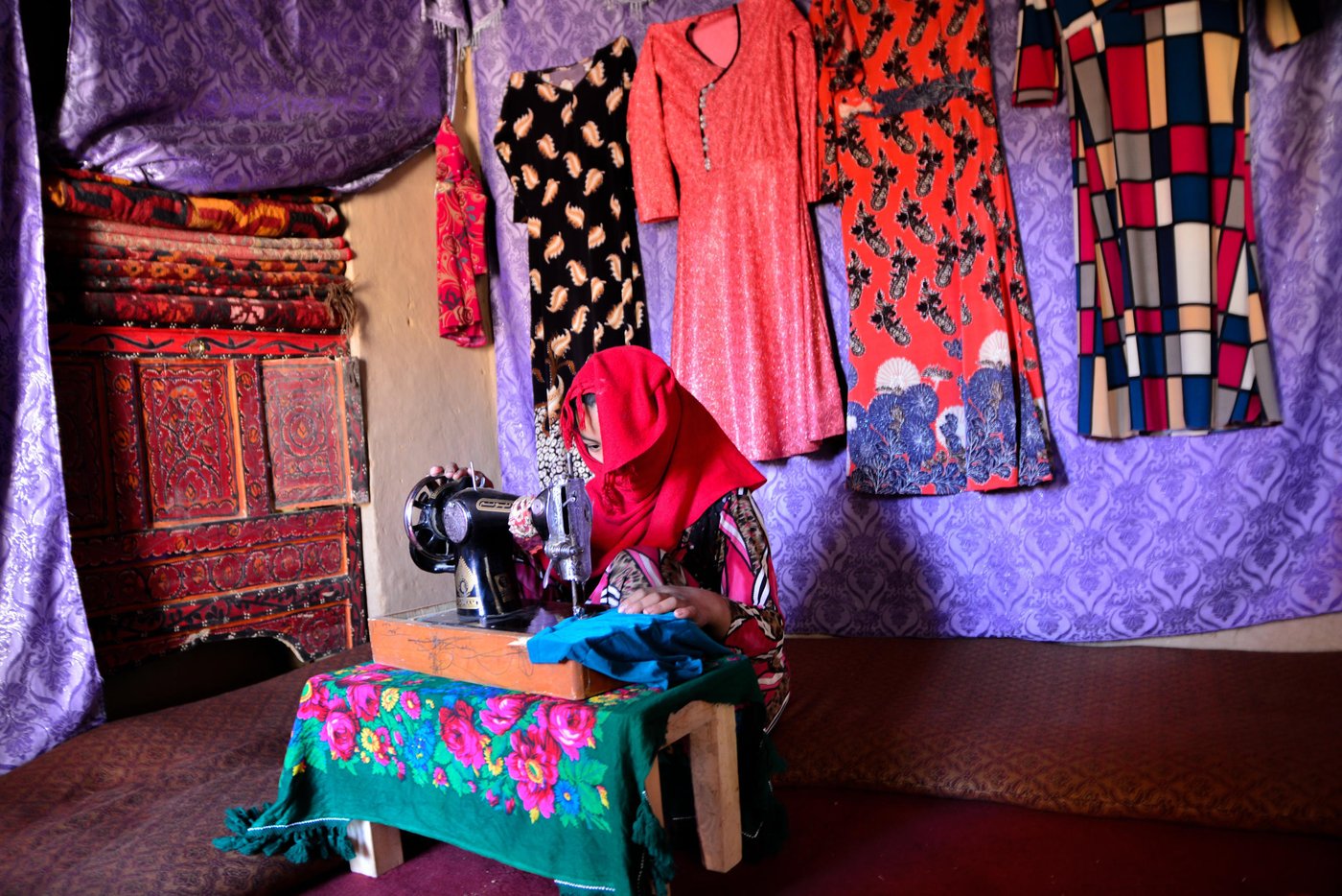 “My life has changed a lot after YEP training,” says Setara (15)

“My father didn’t let me to go to school and he still doesn’t allow me,” she adds.

“But he doesn’t have any problem with my tailoring,” she says it happily.

Setara is fifteen years old. She had never been allowed to go to school. But in 2015 she got a golden chance to attend Norwegian Refugee Council’s Youth Education Program. 

She has spent a total of 9 months vocational training was funded by NRC. She learned tailoring and she is also able now to read and write whole the numbers and alphabets.  

Her father is against the idea of girls going to schools, but he allowed her daughter to learn tailoring. 

After spending nine months of training, Setara is now able to design and sew clothes.

She said, “I was cooking and sweeping floors before. I’m able to do tailoring now.”

“The neighbors order me to make their clothes or their children’s cloth,” she said.

“I earn 1000 to 1500 AFN ($20-$25) per month,” she continued. “I spend them to buy more clothes or buy medicine for my grandmother. She is over hundred years old.” She says. 
Photo: Enayatullah Azad/NRC