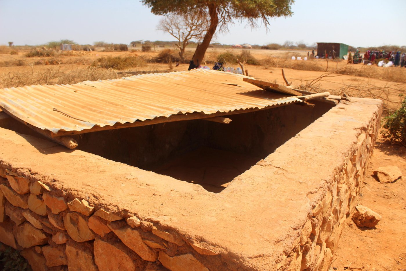 Wells are dry, most water reserves are gone. People and animals in the Somali region depend on water delivery from elsewhere.
Photo: NRC/Sidney Kung'u