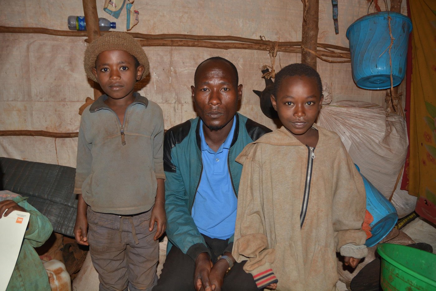 Abraham’s two boys Ephrame,11, and Yohanes,9, used to be grade 3 and 2 students. “It has been a year since they stopped their education. We have been going back and forth, so they could not attend school. Still, I don’t have money to buy them the basic materials to go back to school,” says Abraham with a worried voice.

“I hope peace will be restored soon and we return home. My kids are good students, they love school, so they should go back to school,” emphasizes Abraham.