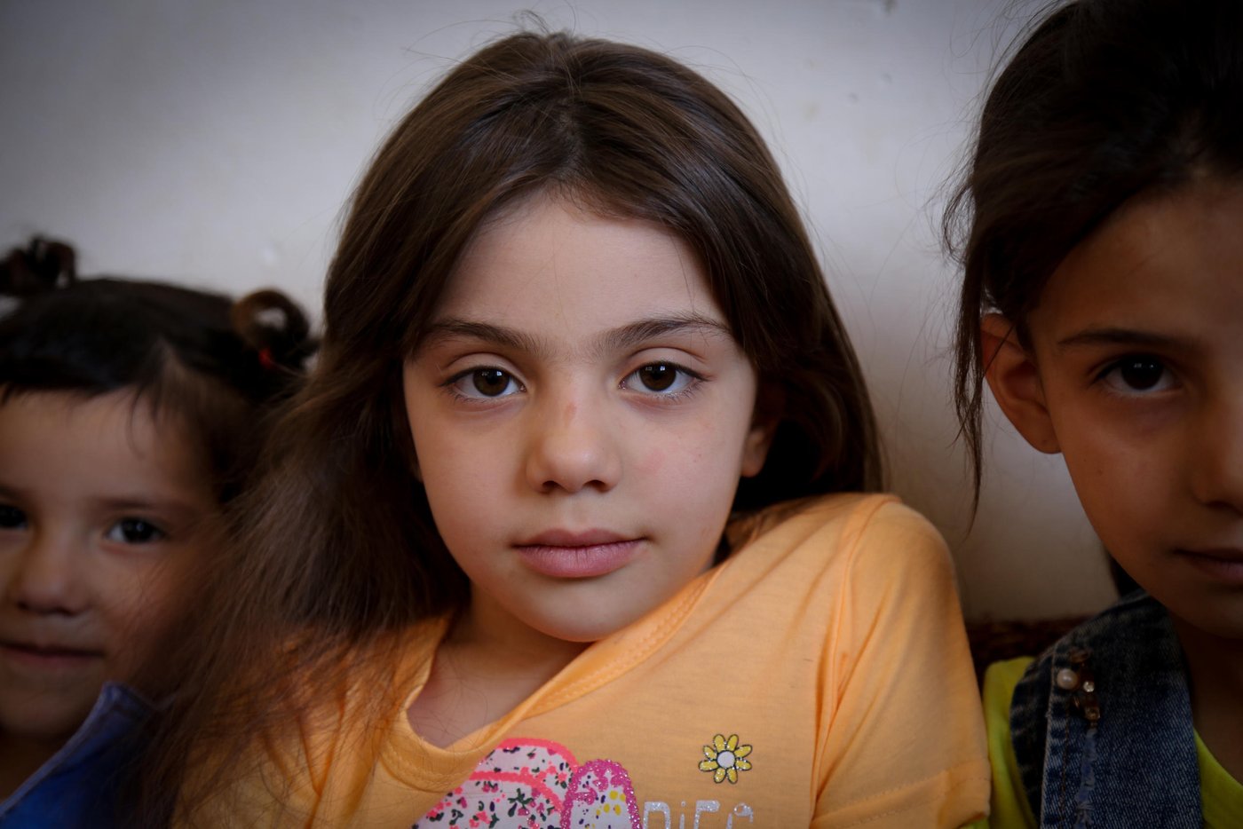 Ghena was 4-year-old when she was at the borders with her mother and siblings, she had a fever because of the cold weather, her temperature reached 42C degrees
Photo: Hassan Hijazi/NRC
