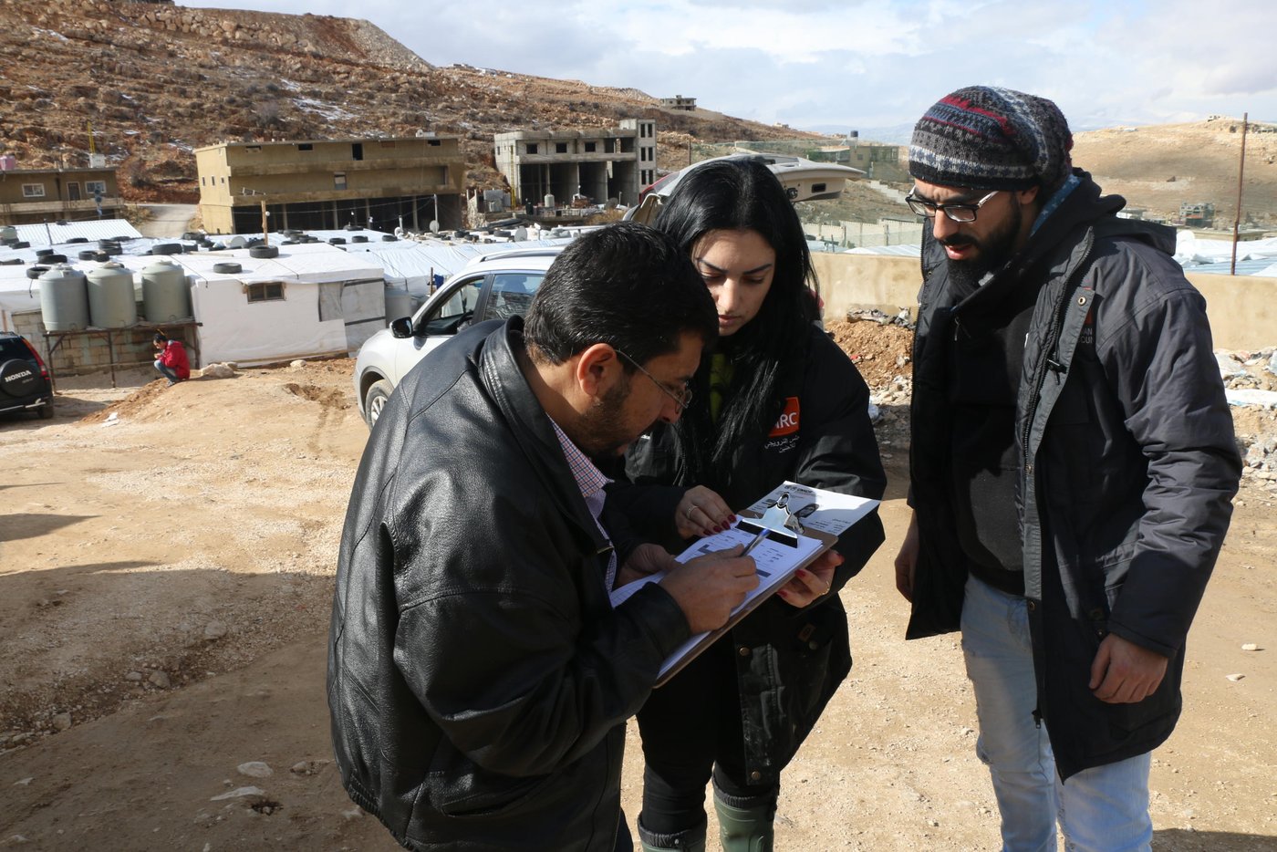 Every informal tented settlement in Lebanon has a “Shawish” who acts as a community leader and manages the conditions in the settlement. They act as the main contact for aid organisations.
Through the local “Shawish”, the Norwegian Refugee Council (NRC) was made aware of Moayad’s particularly challenging situation. With the support of European Civil Protection and Humanitarian Aid Operations (ECHO), our teams distributed a shelter kit including timber and plastic sheeting to Moayad and his family to prepare their tent for winter conditions.
Photo: Racha El Daoi/NRC