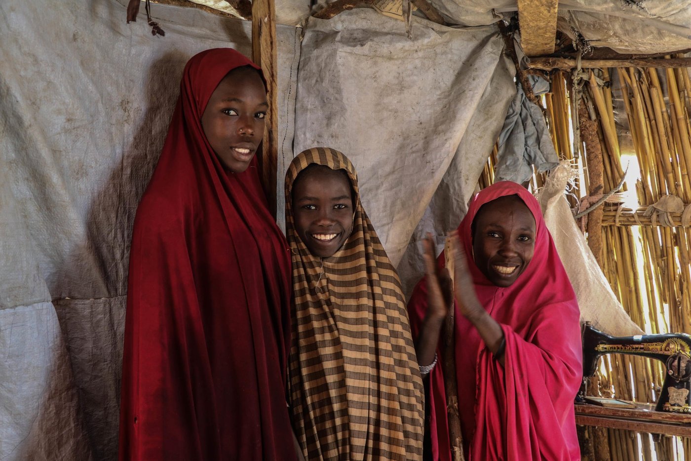 Portraits of five women all from Baga in Borno state. They had to flee their homes due to the over a decade long insurgency in Northeast Nigeria. Now, all residing in a camp in Maiduguri for over six years, they share what it feels like having to stay in tents and the lives they had back home. NRC has supported them with a grant to start-up businesses to take care of their families. They have shown resilience through it all.