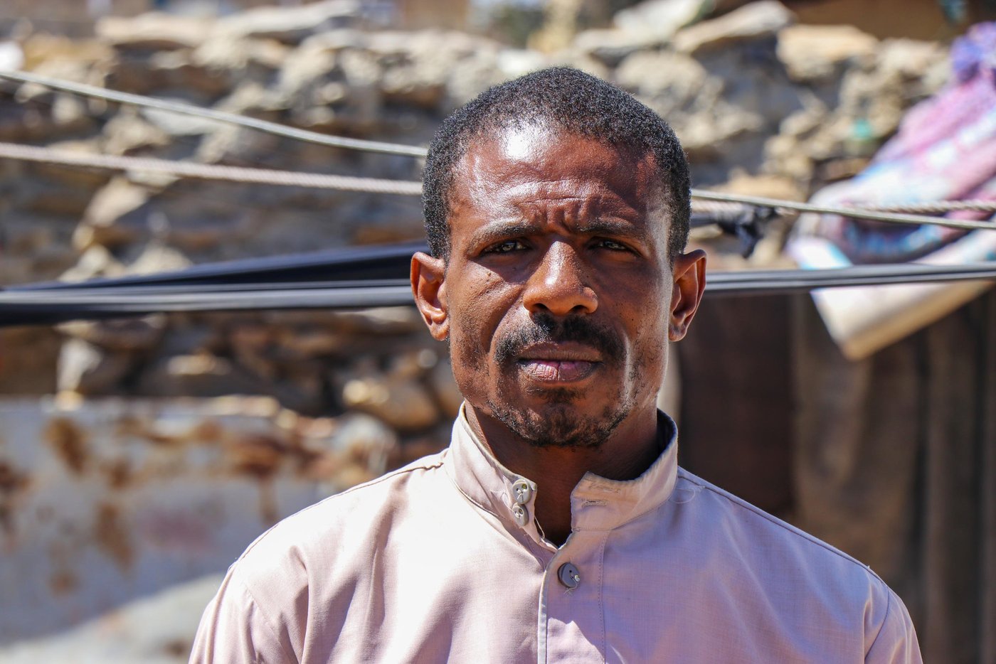 Since fleeing his hometown of Sa’ada in 2015, Mohammed Nasser and his family have been dependent on food assistance. But in April their rations were cut in half. Now he and his community are trying to help each other battle hunger, as famine alarms are raised across the country. 

Photo: Mohammed Hasan/NRC