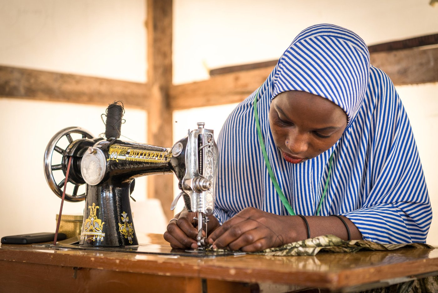 Life skill learning program, Maiduguri, Nigeria. 2018
Photo: Beate Simarud/NRC