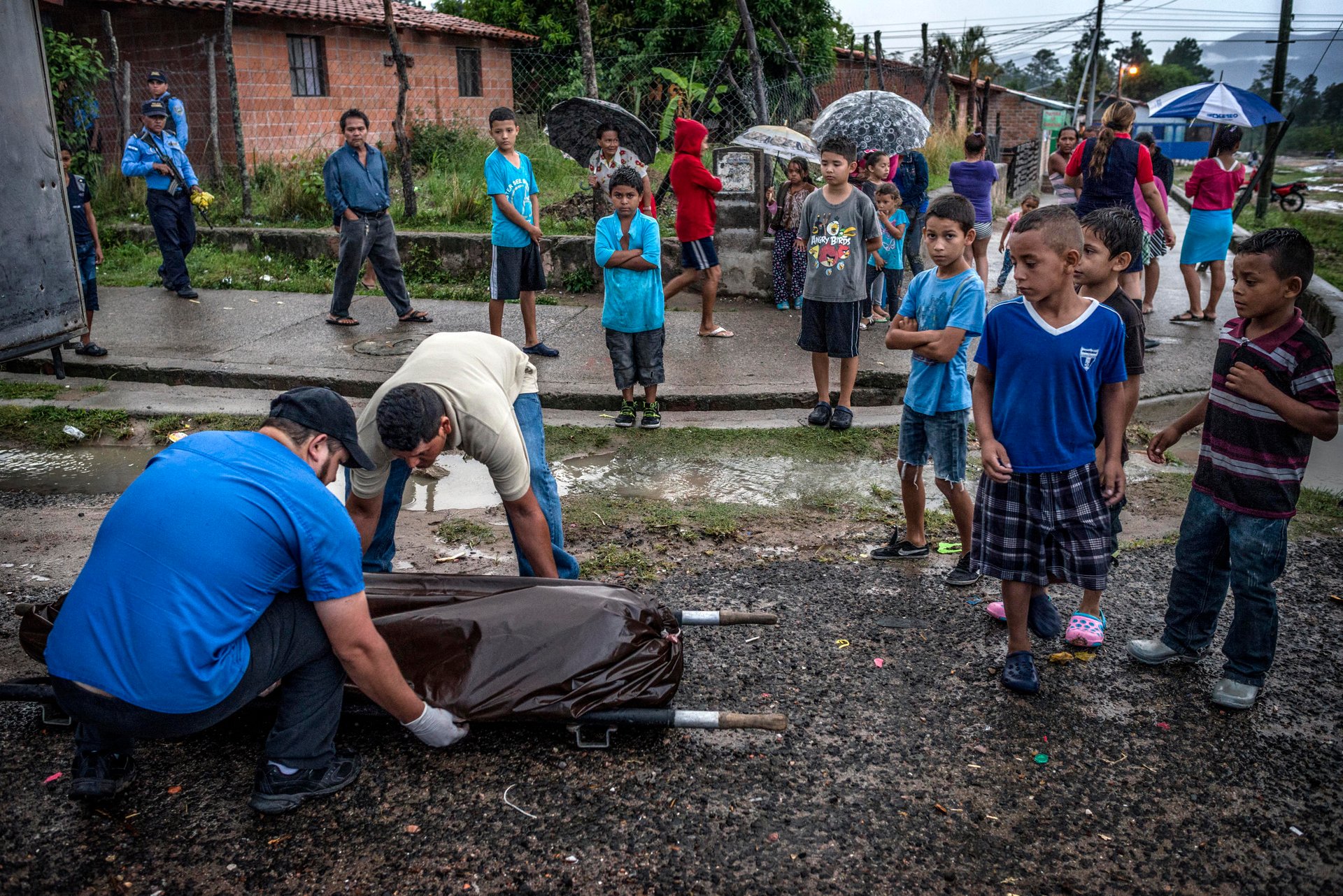 San Pedro Sula (Chamelecón - sector) Homicide near by the primary school.