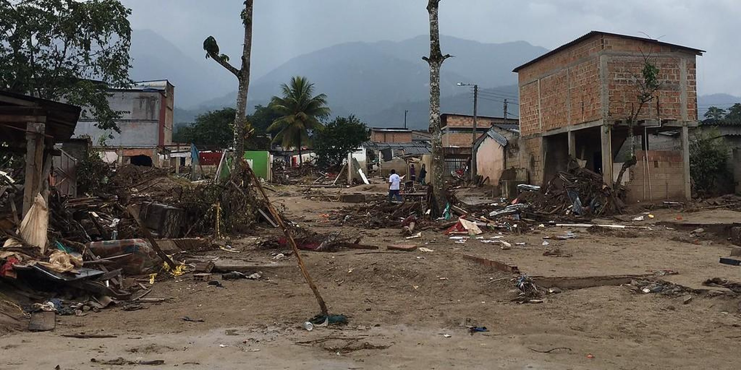 Landslide in Mocoa, Colombia. NORCAP and GenCap expert Devanna de la Puente, currently deployed to OCHA in Colombia.