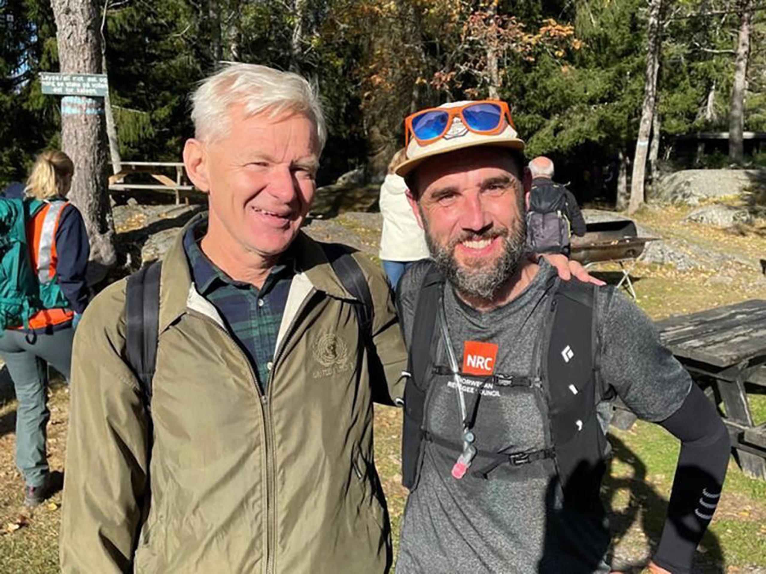 Claes Holmberg and Jan Egeland.