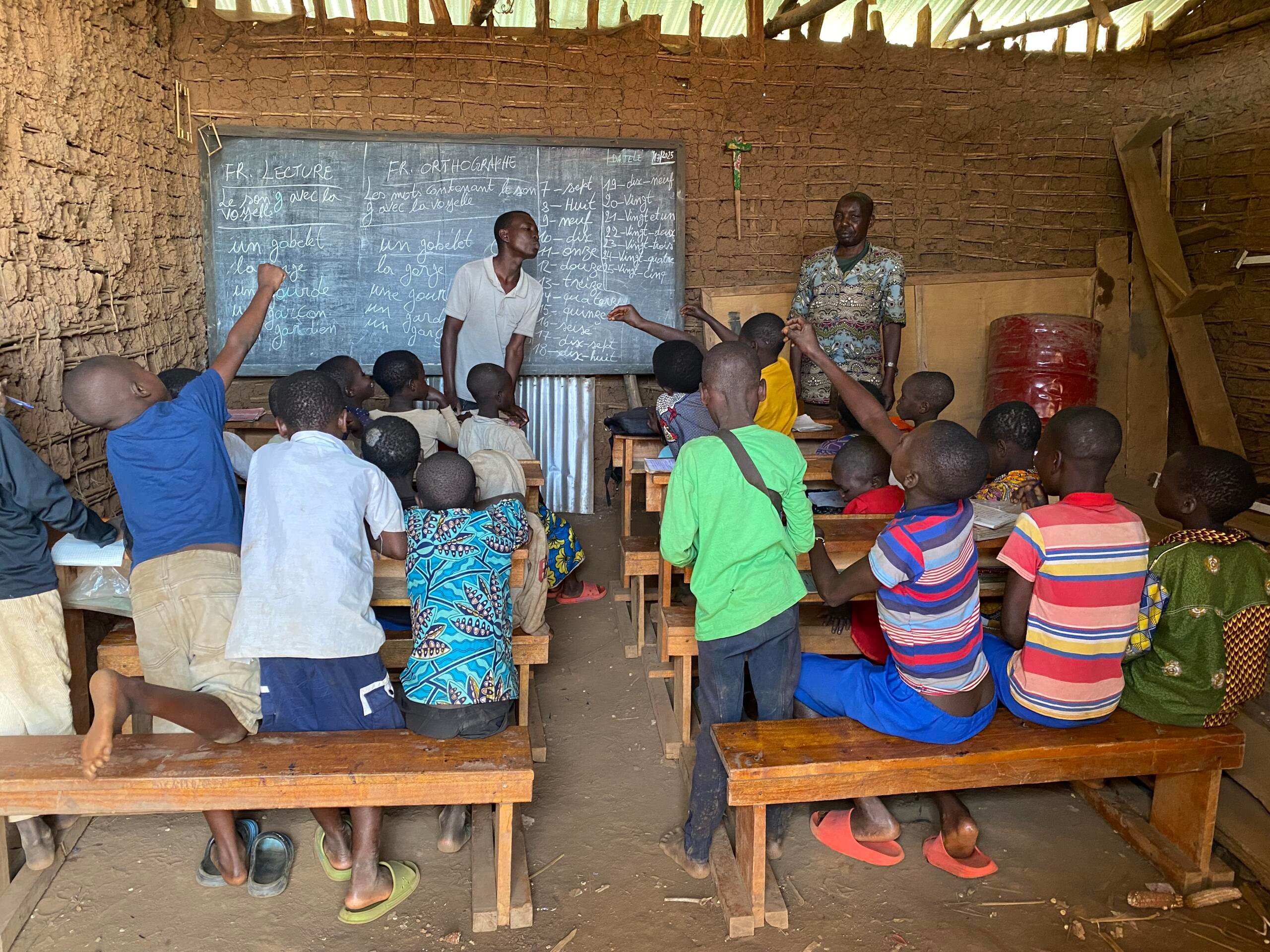 What happens when schools are forced to move by conflict?
