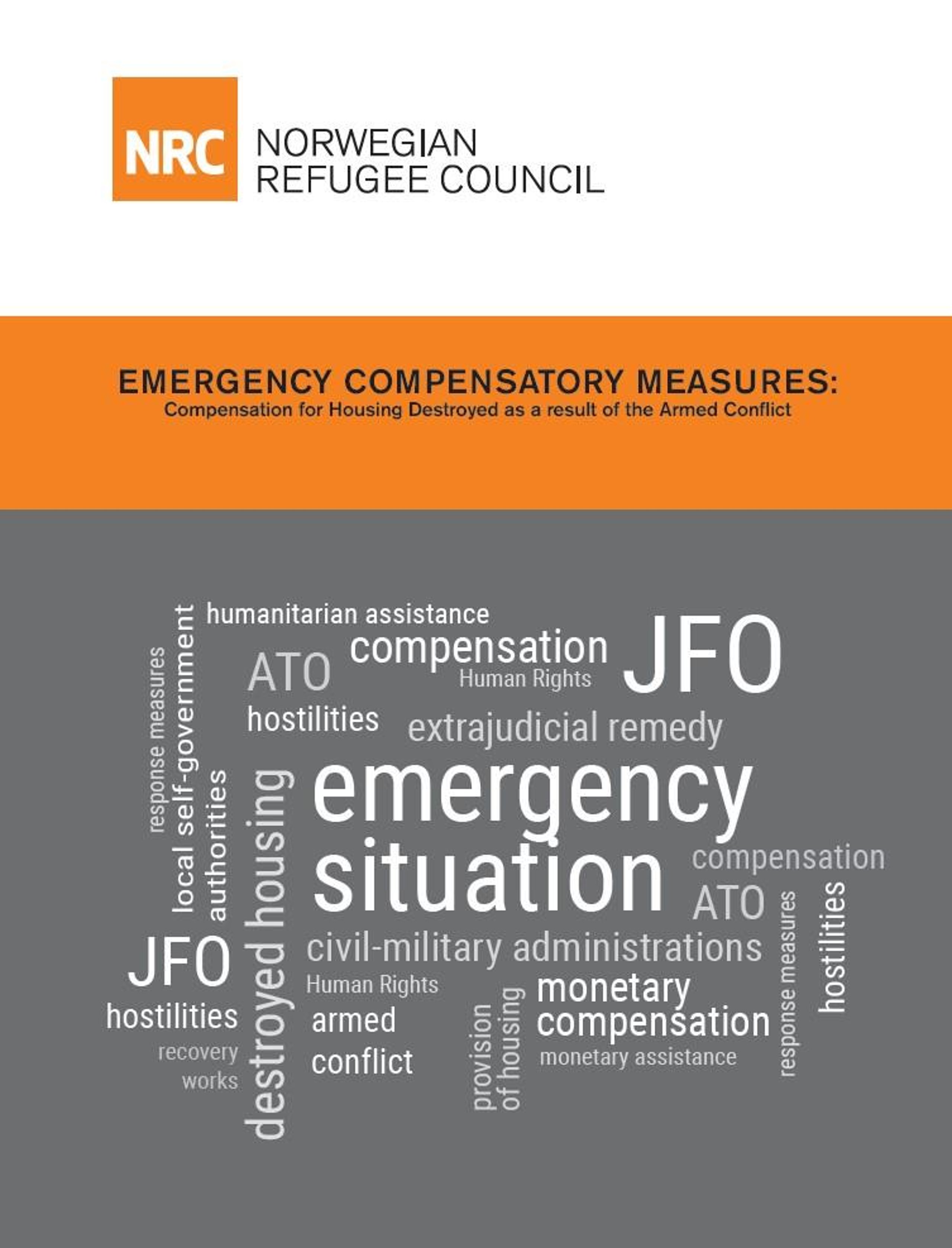 Emergency compensatory measures: compensation for housing destroyed as ...