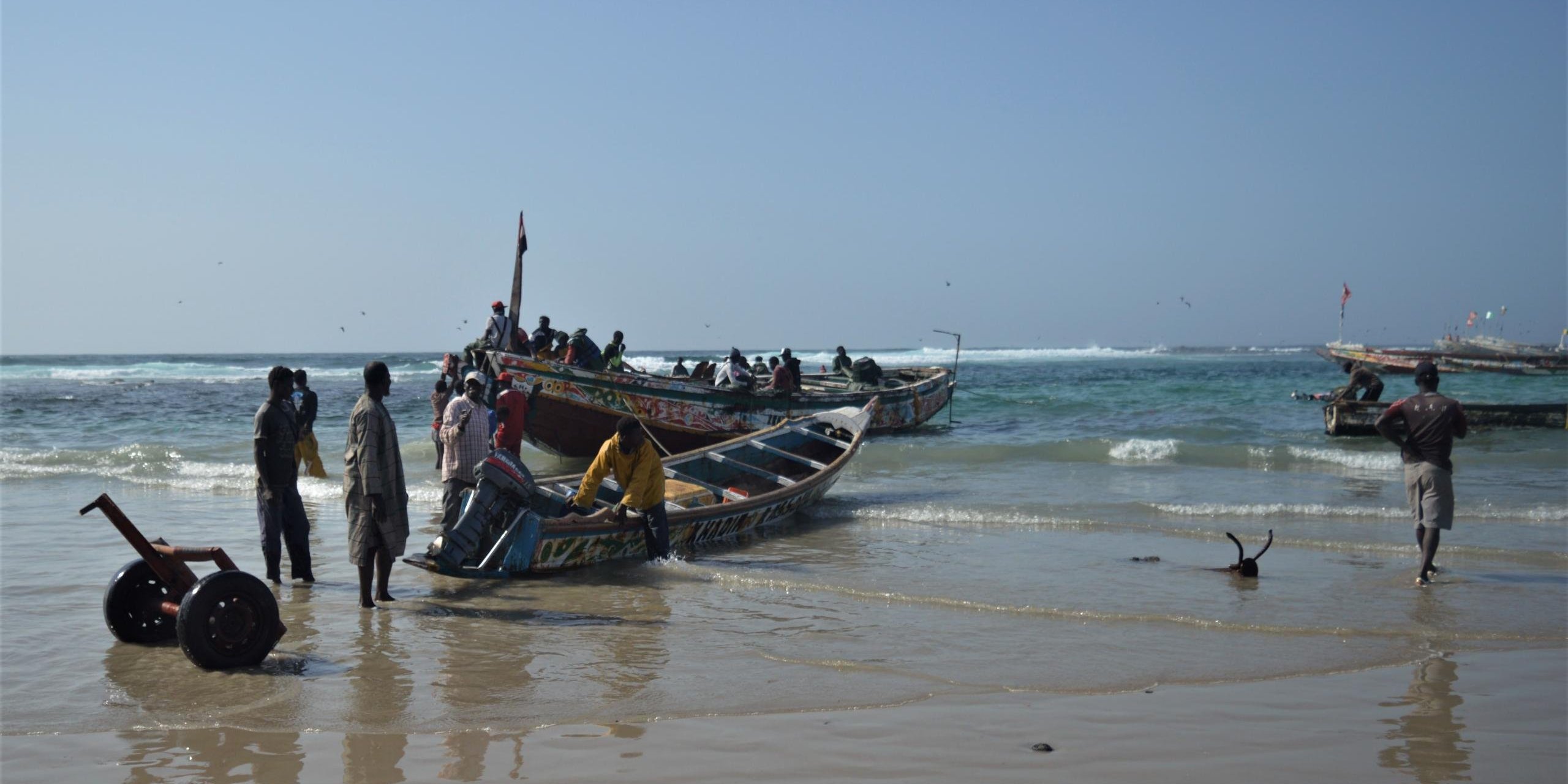 Local fishing boats on the beach in Senegal (Photo: NORCAP/Mina Weydahl 2018)