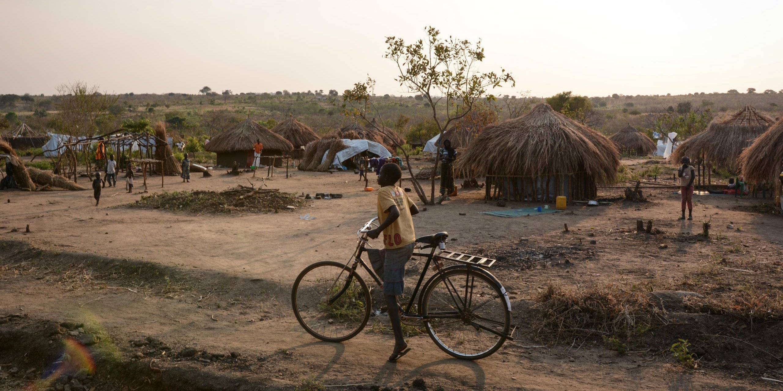 Bidibidi settlement in northern Uganda was established in August 2016 and has quickly become one of the world's largest refugee settlements. By January 2017 it was housing more than 270,000 refugees from South Sudan - and had reached its full capacity. NRC is providing water and sanitation services in the settlement.
In total, Uganda is currently home to about 600,000 refugees from South Sudan.
Photo: NRC/Tiril Skarstein