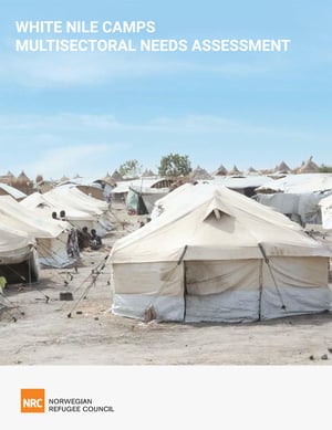 Front page of the report "White Nile Camps - Multi-sectoral Needs Assessment"