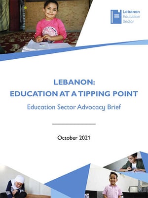 Front page of the report Education at a tipping point