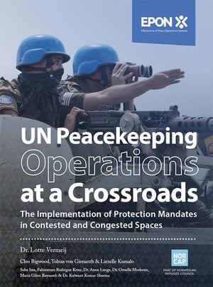 Front page of the report "UN Peacekeeping Operations at a Crossroads"