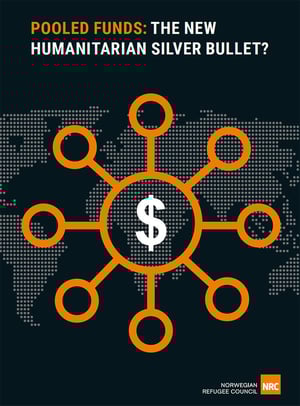Front page of the report "Pooled funds: the new humanitarian silver bullet?"