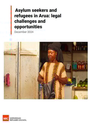 Front page of the report "Asylum seekers and refugees in Arua: legal challenges and opportunities"