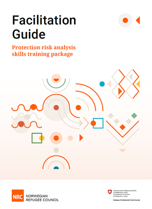 Front page of the "Protection Risk Analysis Skills Curriculum training package".