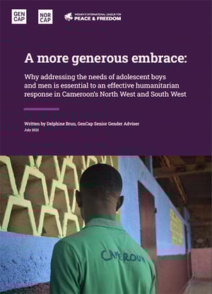 Front page of the report "A more generous embrace"