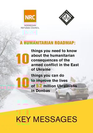 Front page of Humanitarian roadmap: key messages.