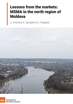 Front page of the report "Lessons from the market: MSMA in the north region of Moldova".