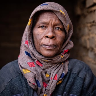 Sudanese woman i Chad.