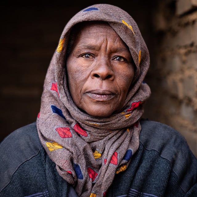 Sudanese woman i Chad.