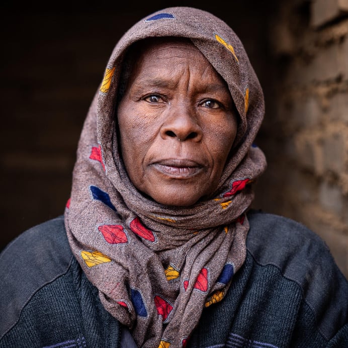 Sudanese woman i Chad.