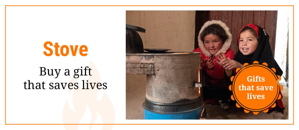 Stove: Buy a gift that saves lives.