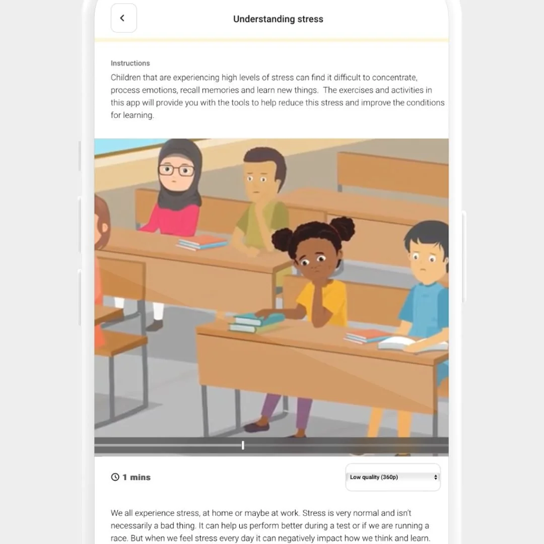 BLP app - Understanding stress module