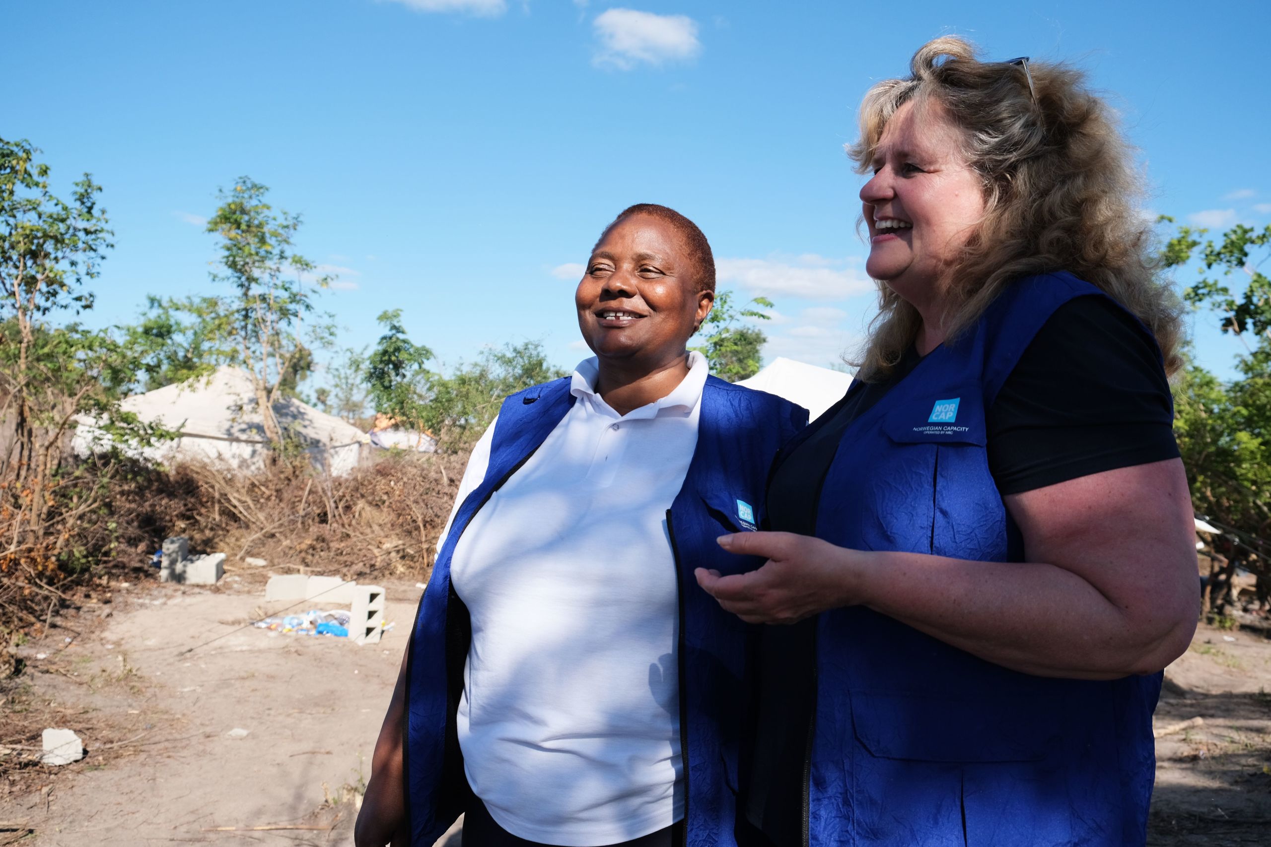 Benedicte Giæver and Grace Chirewa, GBV Expert.