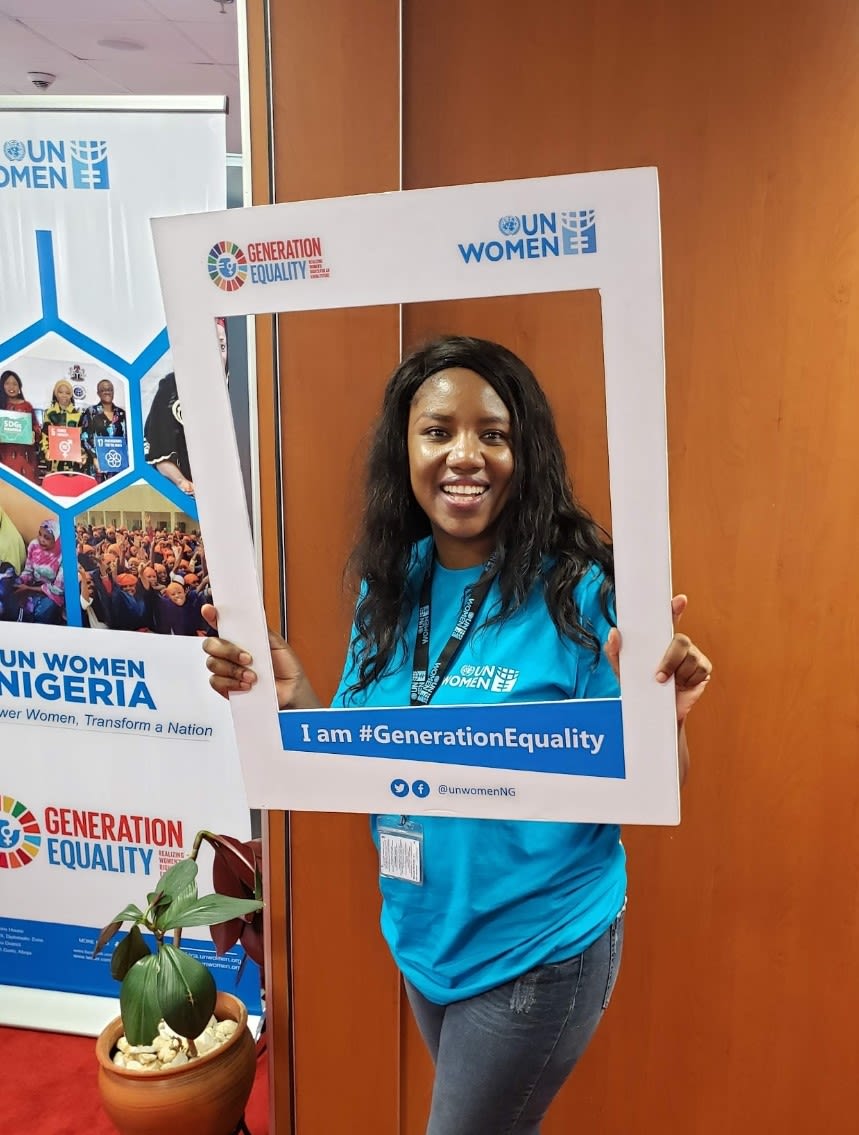In 2020, Tendai Tavagadza was deployed to UN Women as a policy adviser to enhance UN Women’s programme interventions on gender, peace and security in North East Nigeria.
